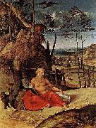 Lorenzo Lotto Penitent St Jerome painting